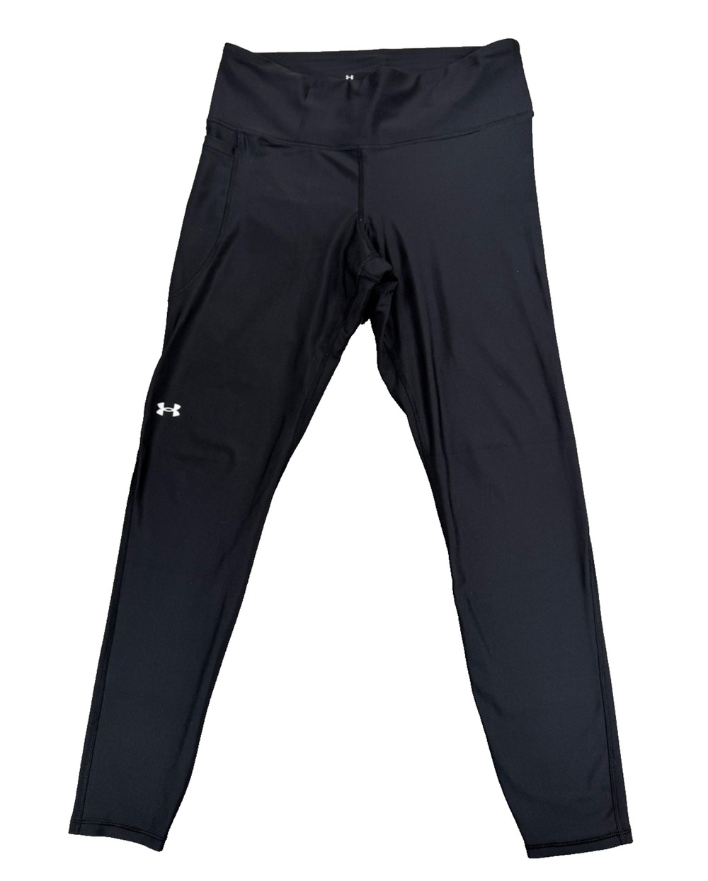 Under Armour Heat Gear Compression Black Leggings (Size Large)